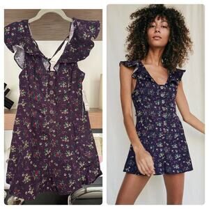 NEW Free People Violet Visions Romper